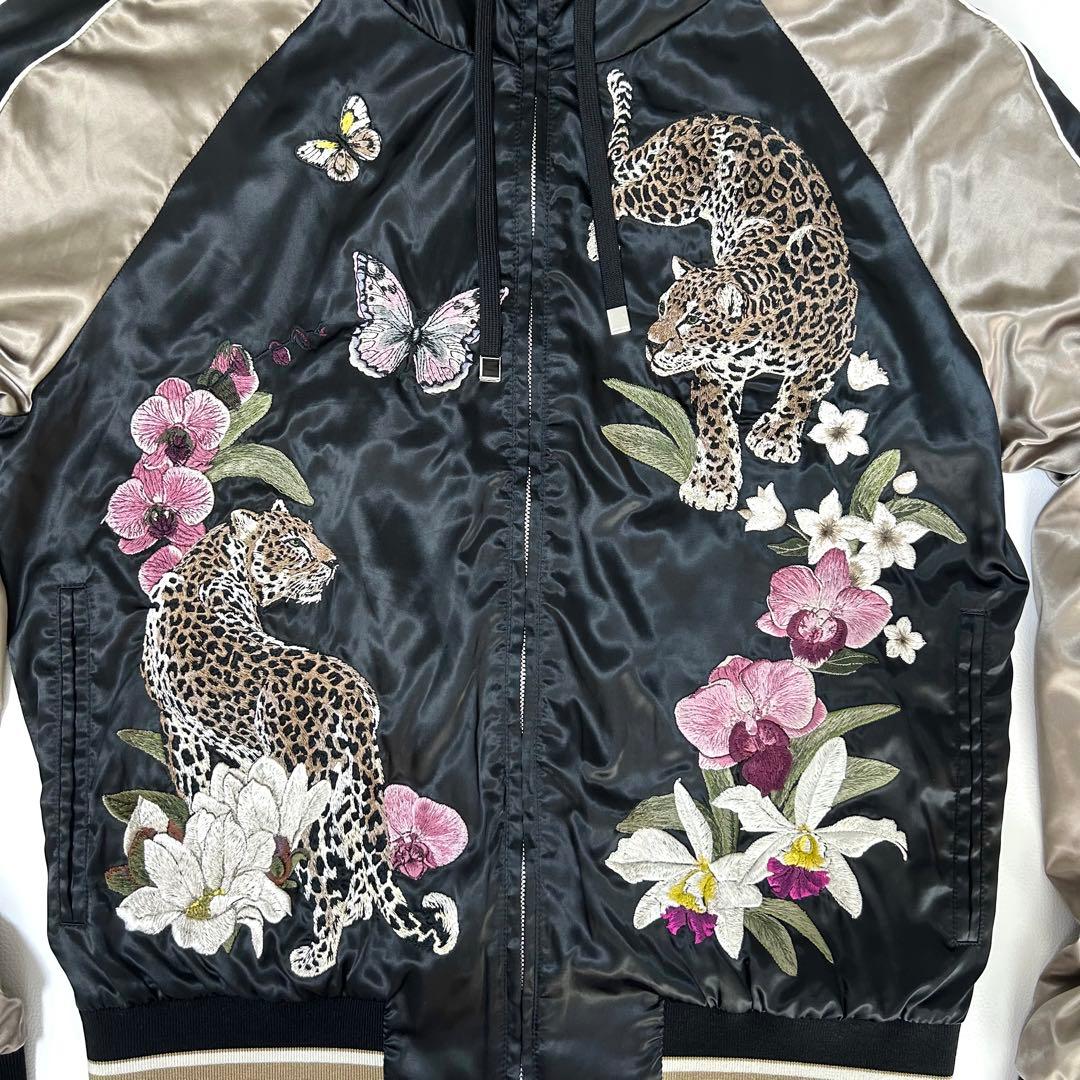 美品DOLCE&GABBANA フード付きスカジャン 刺繍 48 THEKING