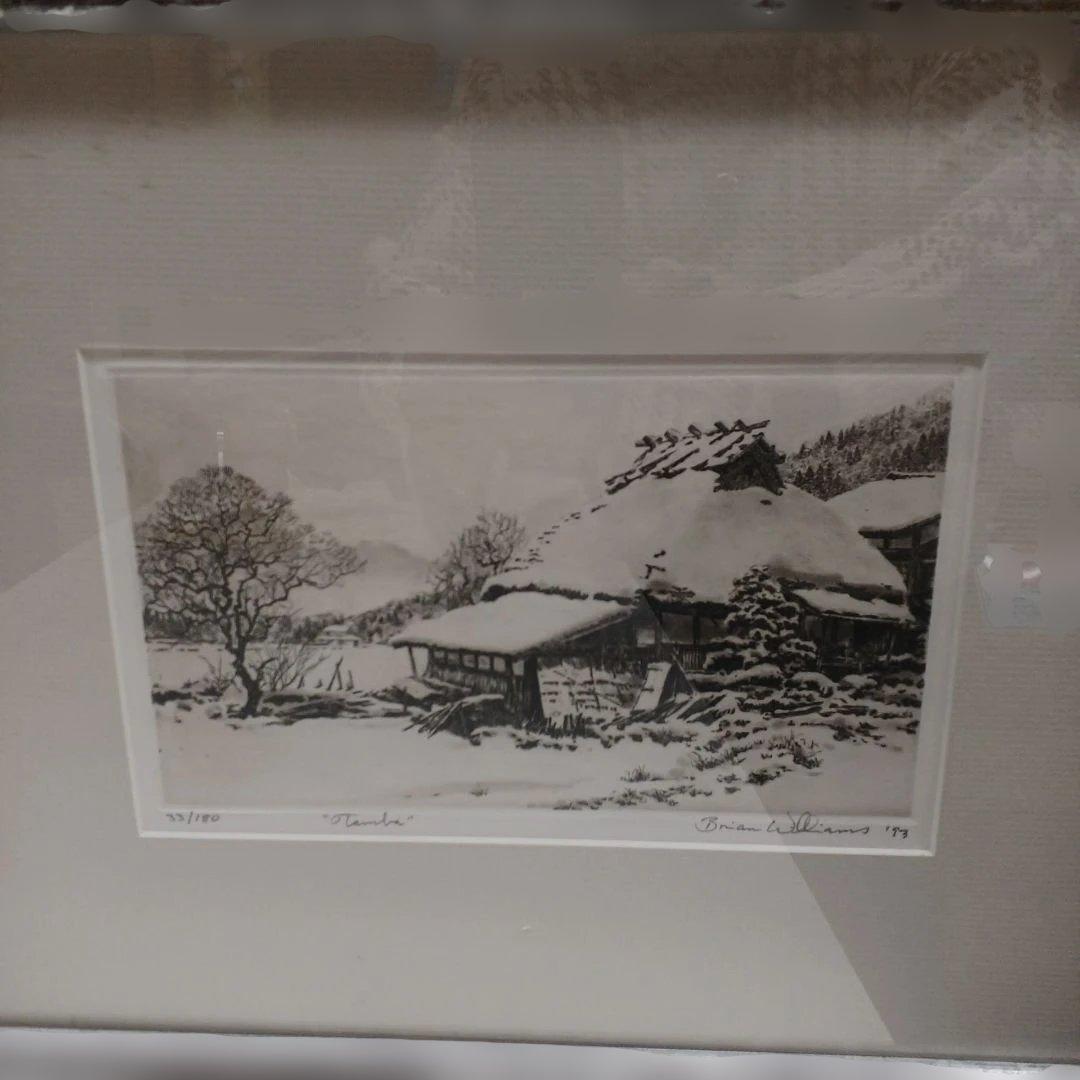 ブライアンウィリアムズTampa エッチング銅版画