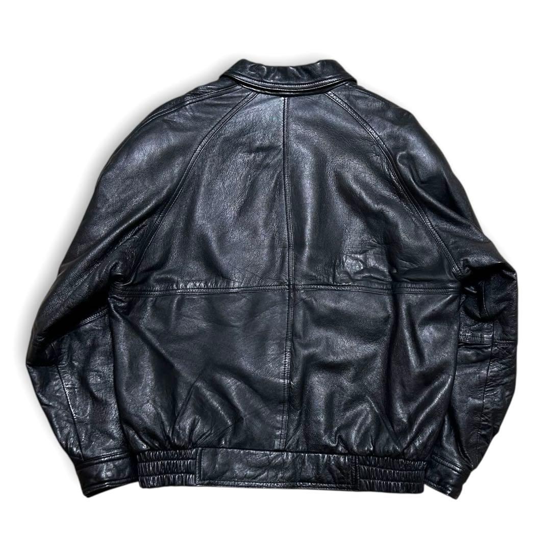 90s vintage レザージャケット 短丈 A2 本革 フライトジャケット