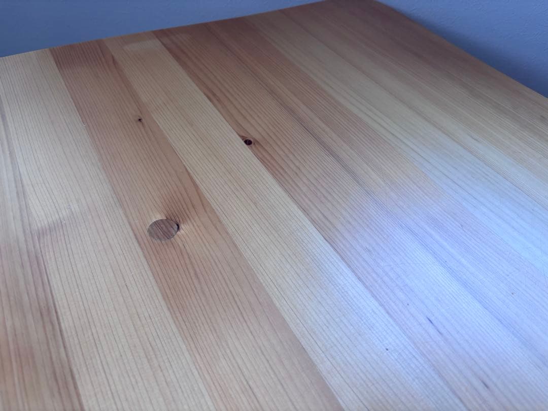 シギヤマ家具 優 ヒノキ天然無垢材北欧風ナチュラルダイニングテーブル