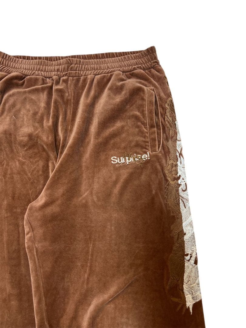 doublet 「CHAOS EMBROIDERY TRACK PANTS」