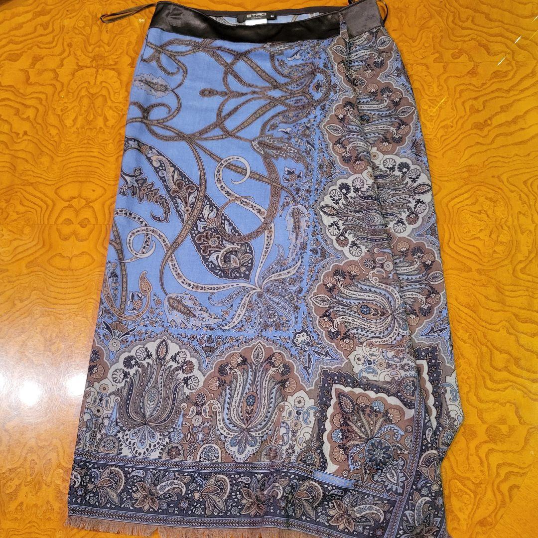 ETRO ペイズリー柄 フレアスカート