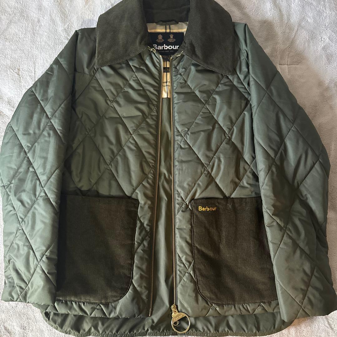 Barbour キルティングジャケット オリーブグリーン