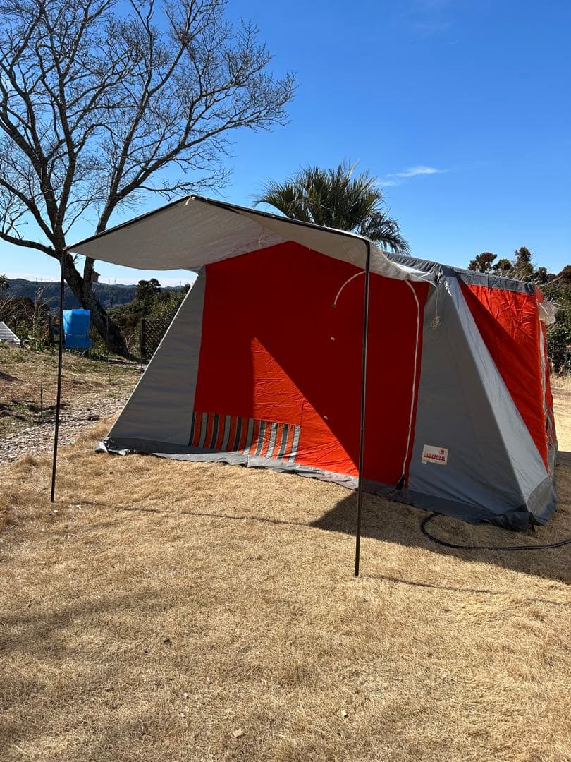 【マルシャル 】ビアリッツ5 ロッジテント ストライプ ヴィンテージ幕