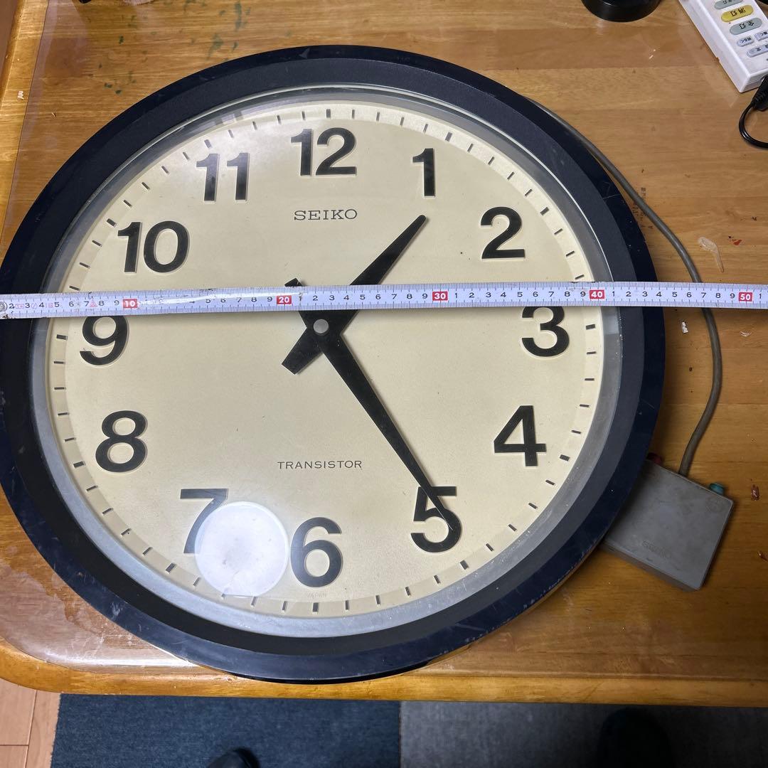 昭和レトロ SEIKO セイコー 大型 トランジスタクロック TTX-800