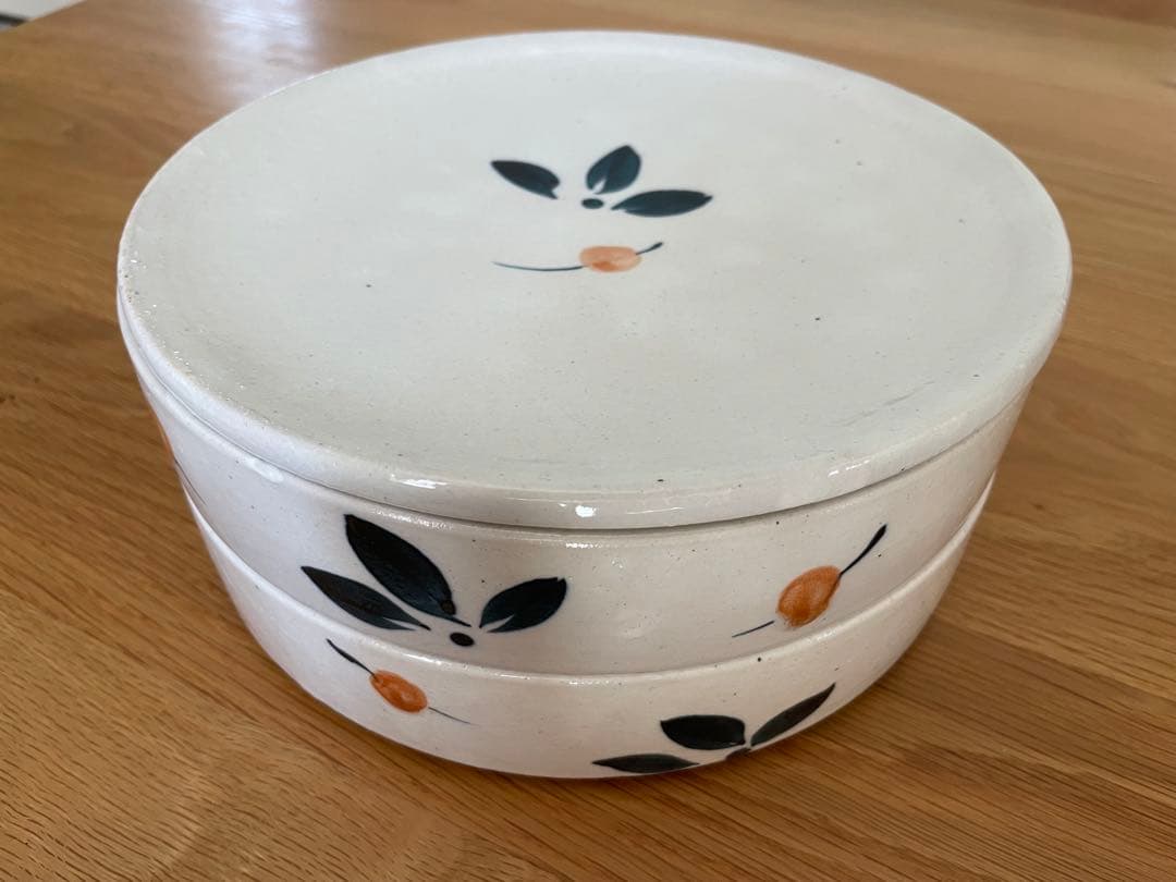 SAKUZAN 作山窯 重箱 二段重 美濃焼 陶器