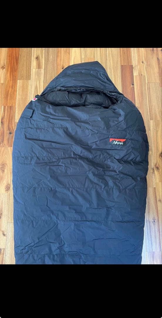 ナンガ オーロラ600DXロング 山渓 オールブラック 保管用ケース付