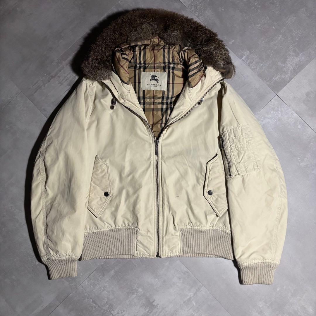 BURBERRY LONDON バーバリー　フライトジャケット　n2b ベージュ