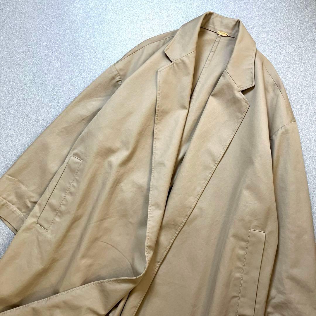 ドゥーズィエムクラス FINXギャバオーバーコート 大きめ ゆったり