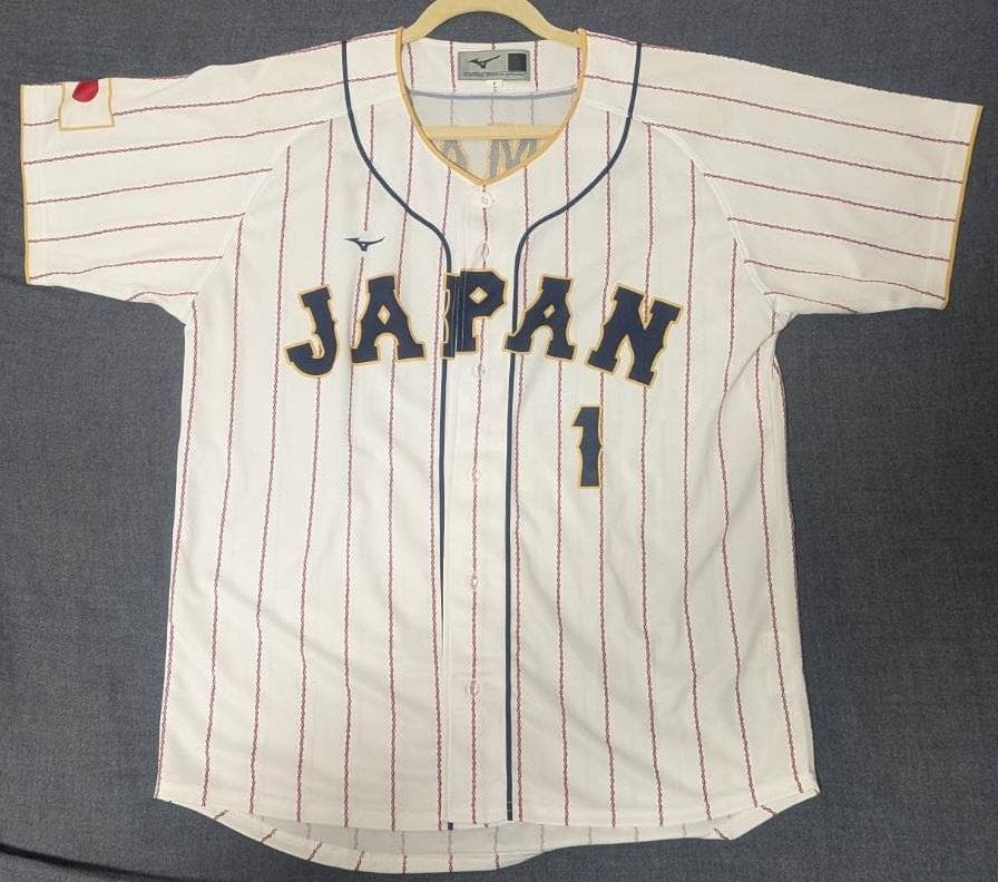 侍ジャパン　山田哲人　ユニフォーム　L-Oサイズ　日本代表　ヤクルト