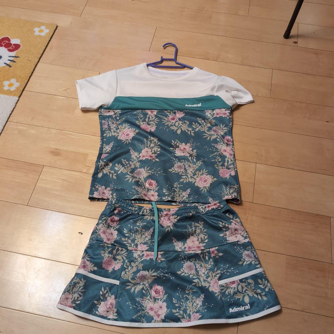 Admiral フラワープリント スカート・トップスセット