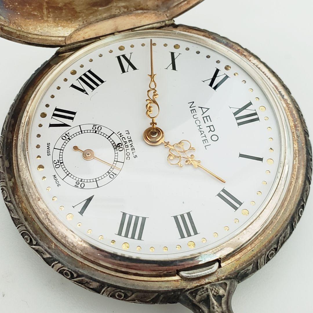 AERO WATCH NEUCHATEL アエロ 懐中時計 REF.1032 ①