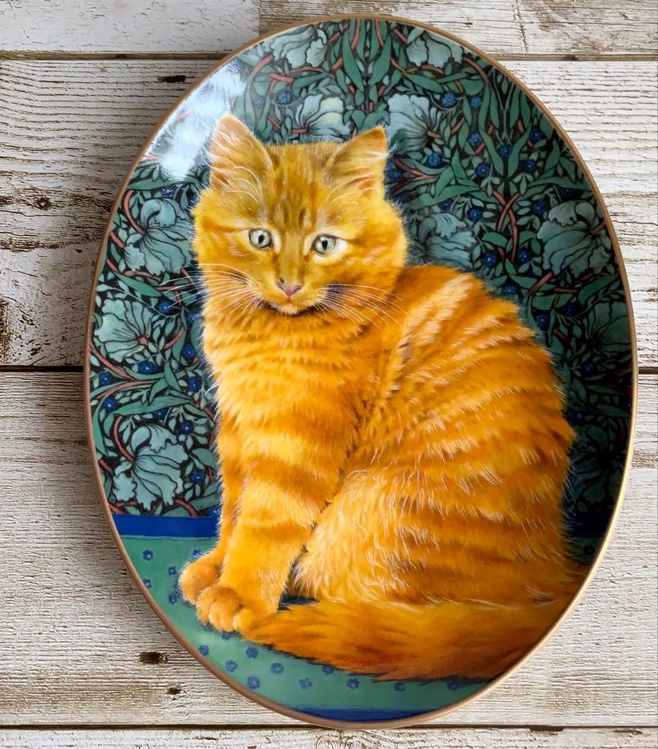 レズリーアンアイボリー 猫のプレート ダンデライオン ロイヤルウースター