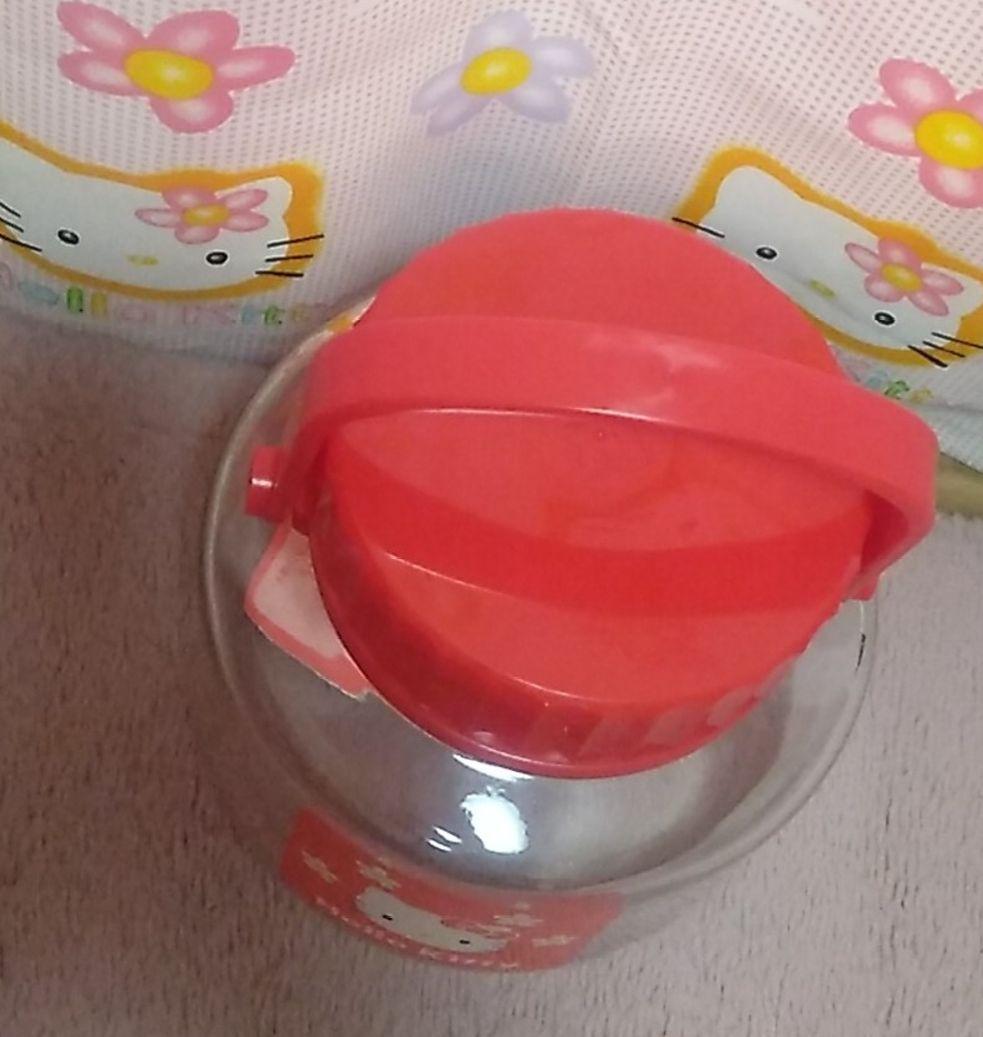 サンリオ　ハローキティ　貯蔵ビン　保存容器　レトロ　希少