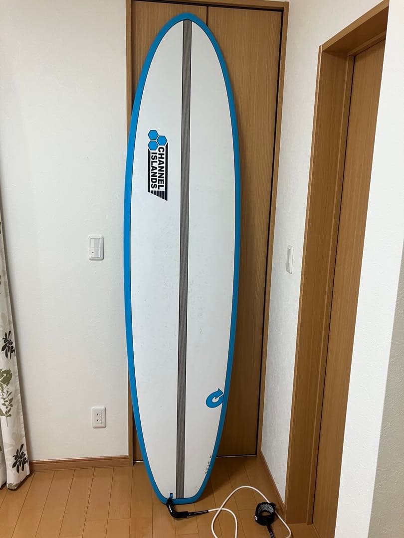 アルメリック トルク サーフボード チャンチョ 7.6 ケース、フィン、リーシュ