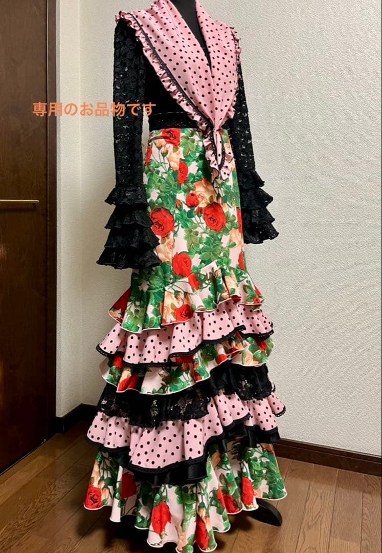 【専用のお品物です】フラメンコオーダーファルダ＆ピキージョセット