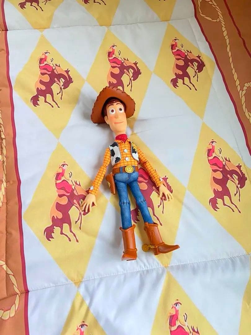 トイストーリーコレクション　ウッディ＆アンディのベッドカバー枕カバーのセット