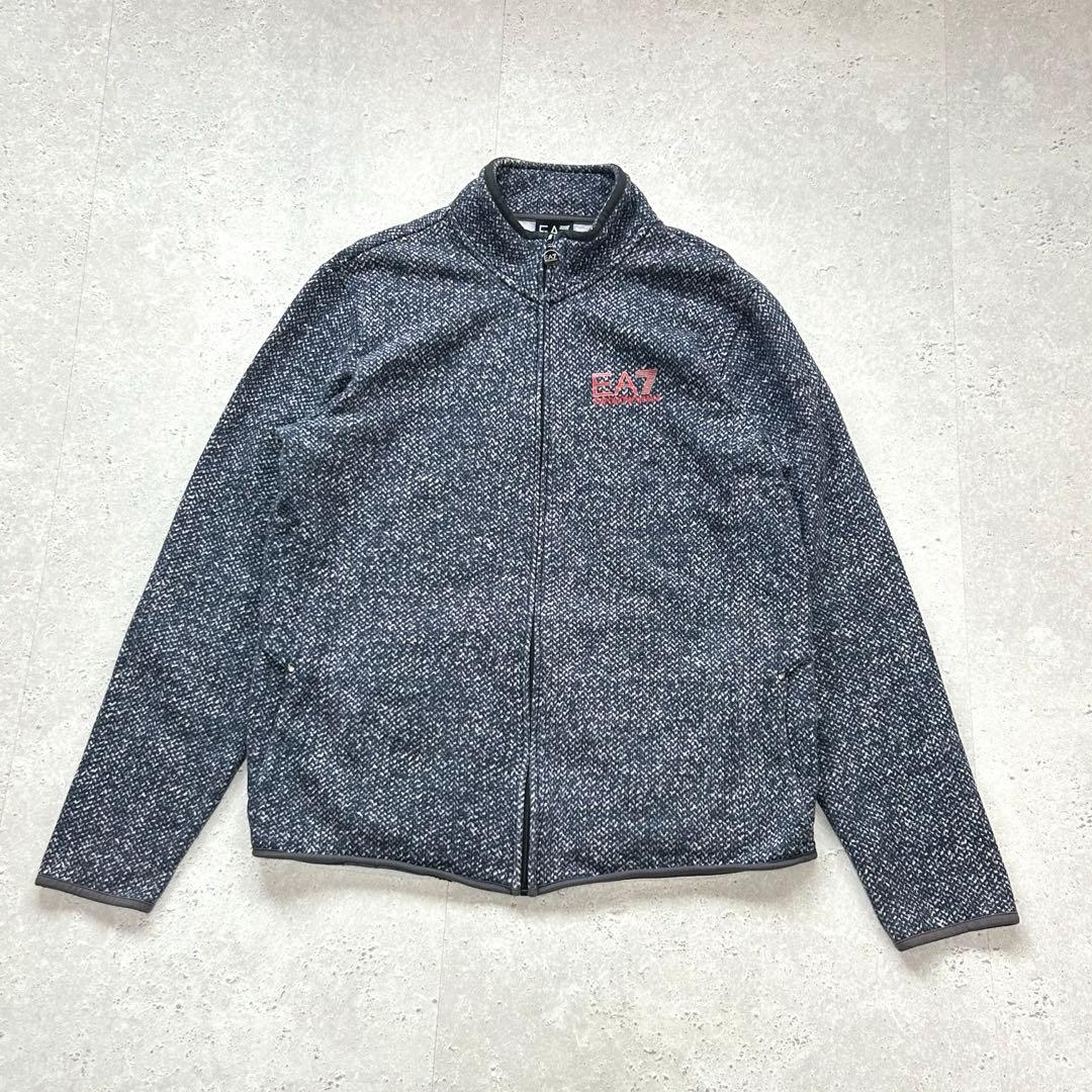 EMPORIO ARMANI EA7〔XXL〕大きい 裏起毛 ジップ ハイネック