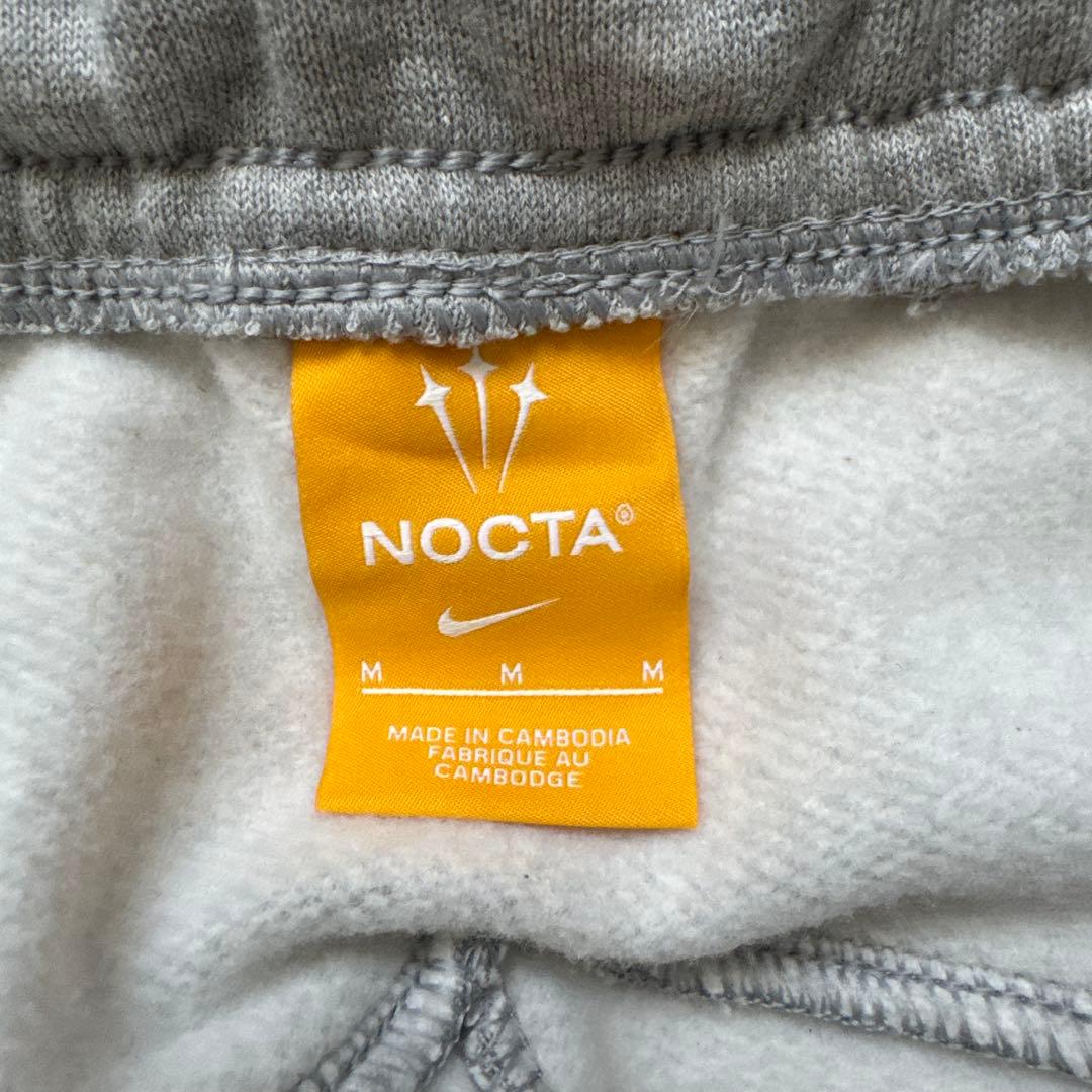Nike Noctaフリースcsオープンヘム スウェットパンツ グレーMサイズ