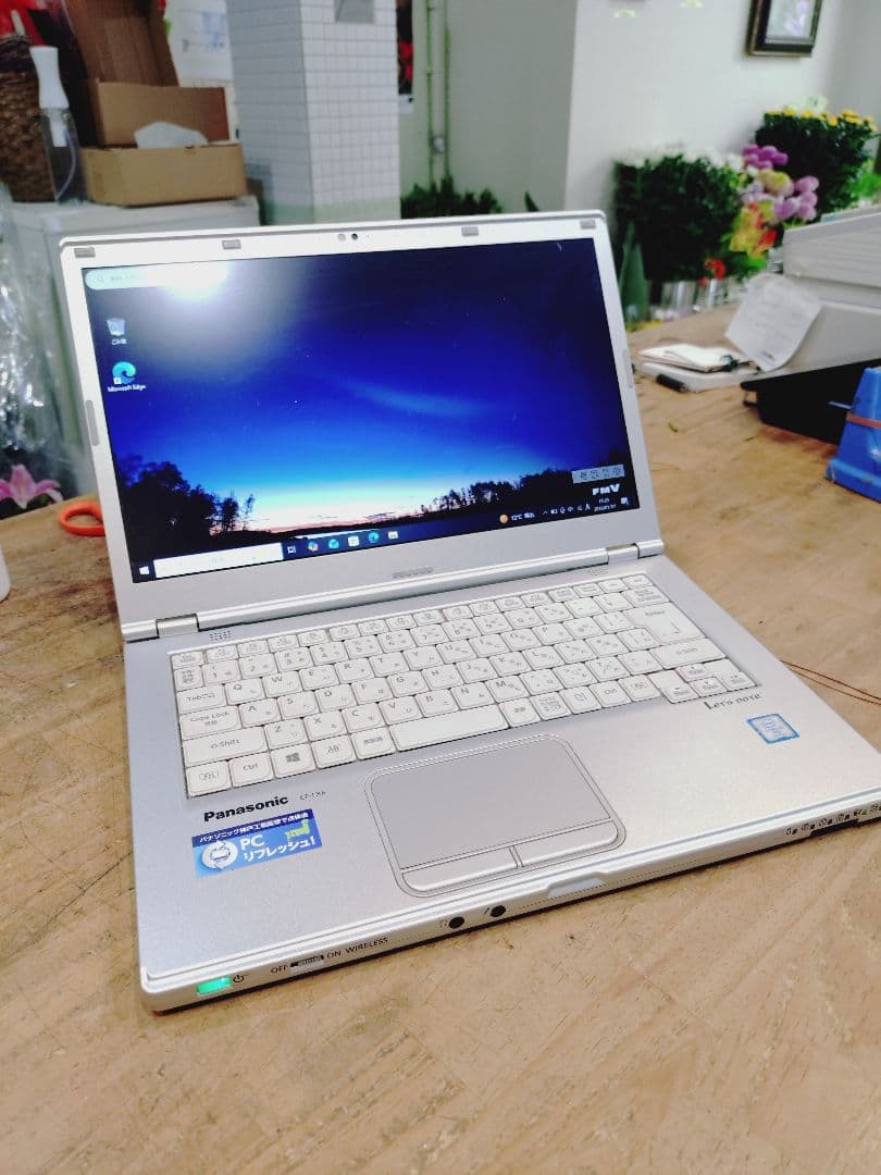 Panasonic ノートPC シルバー ACアダプター付き