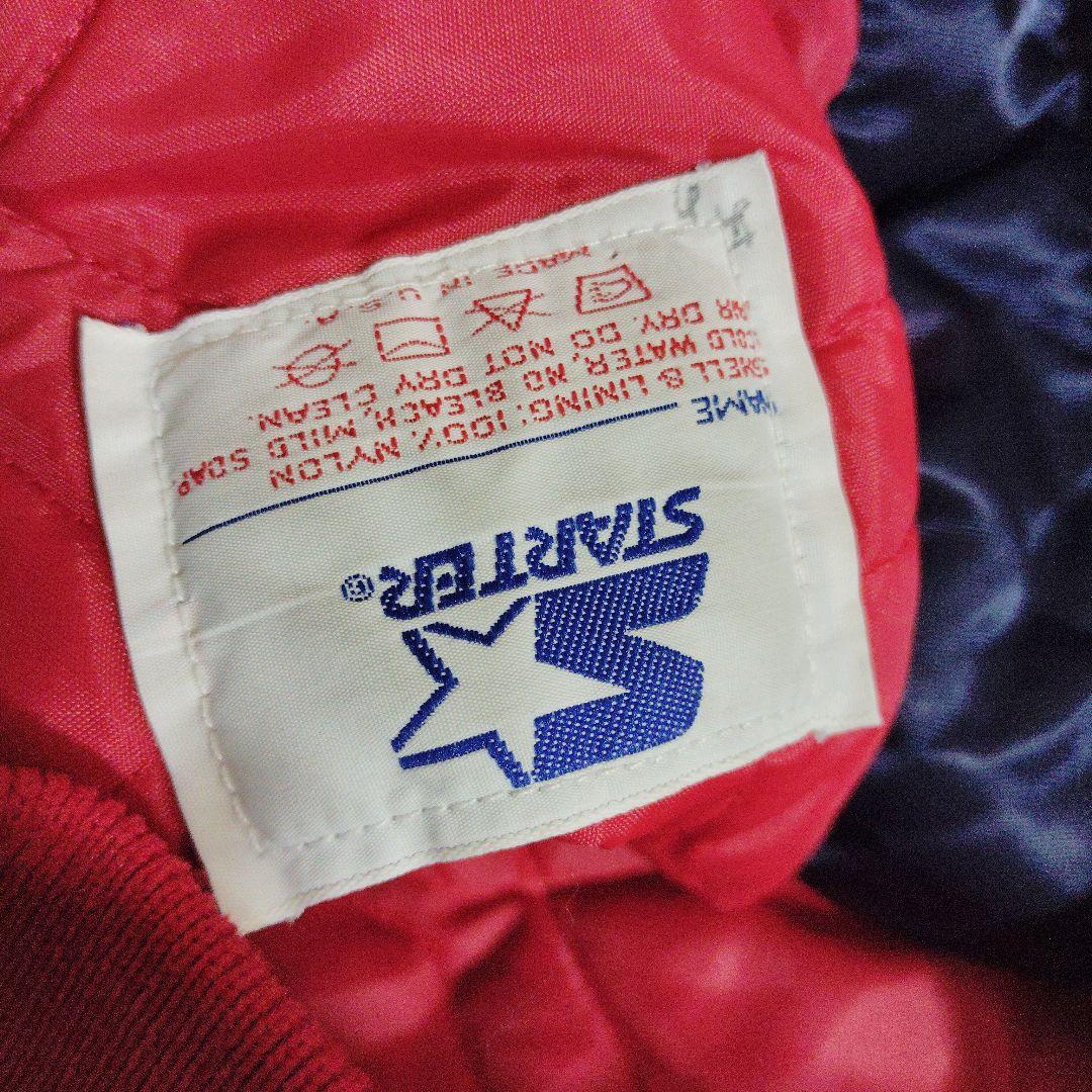 スターター　90s　USA製　スカジャン　スタジャン　エンゼルス　ネイビー　刺繍