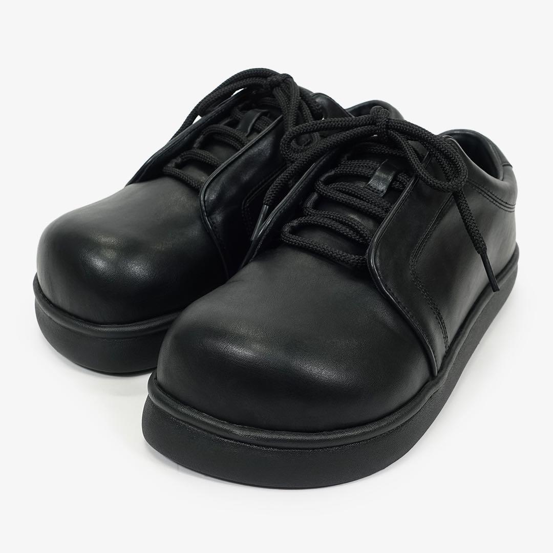 ラクバキ　Racbaki コートスニーカー 黒 M