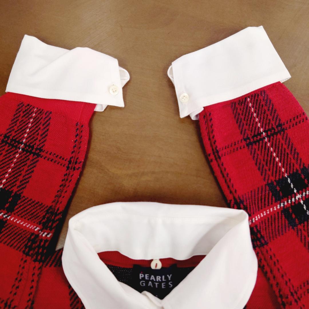 PEARLYGATES 長袖 セーター サイズ1 襟 パーリーゲイツ 春 秋 冬