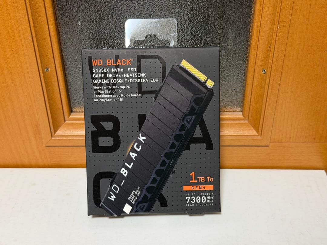WD BLACK SN850X 1TB ヒートシンクモデル