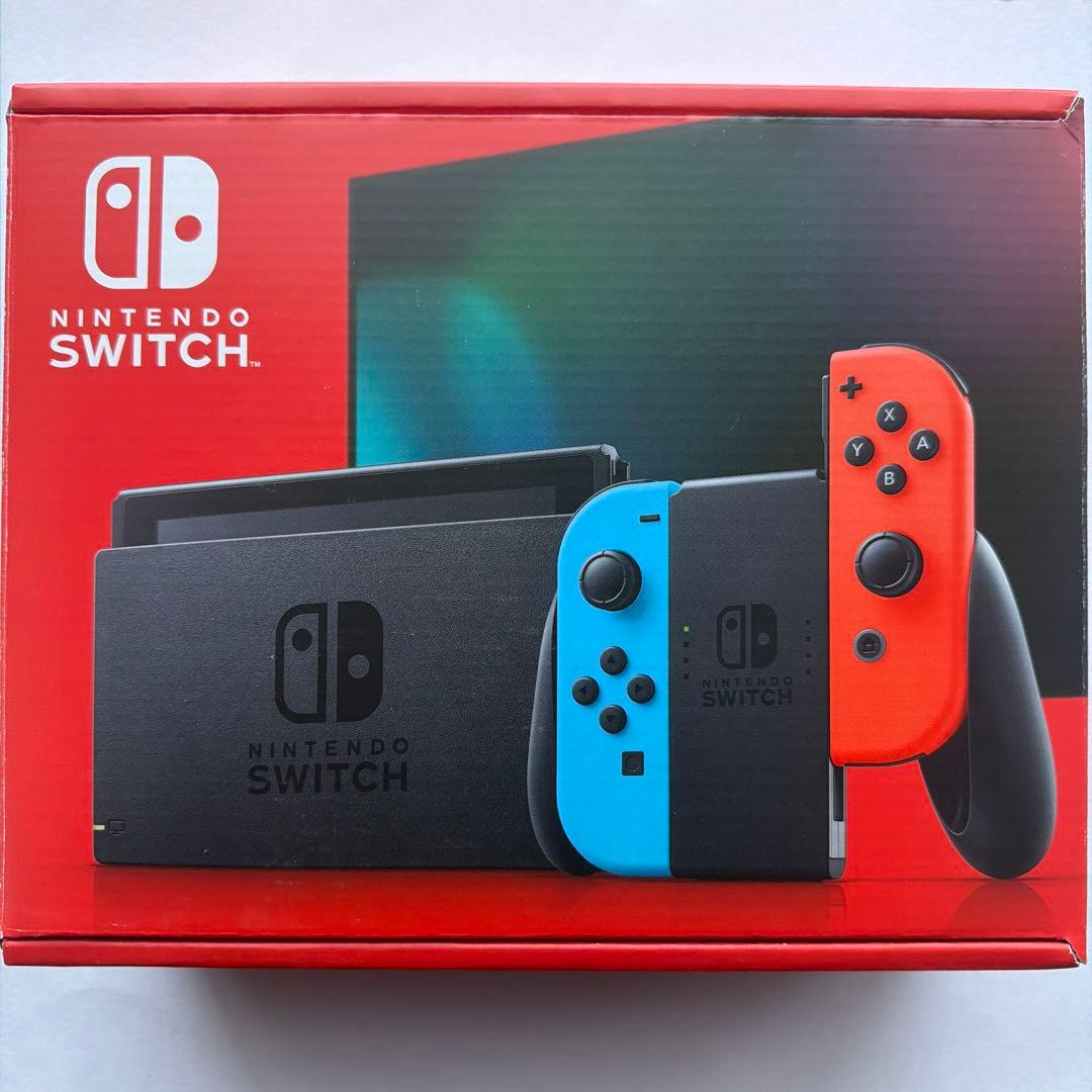 H*a様 Nintendo Switch 本体 青/赤 Joy-Con付き