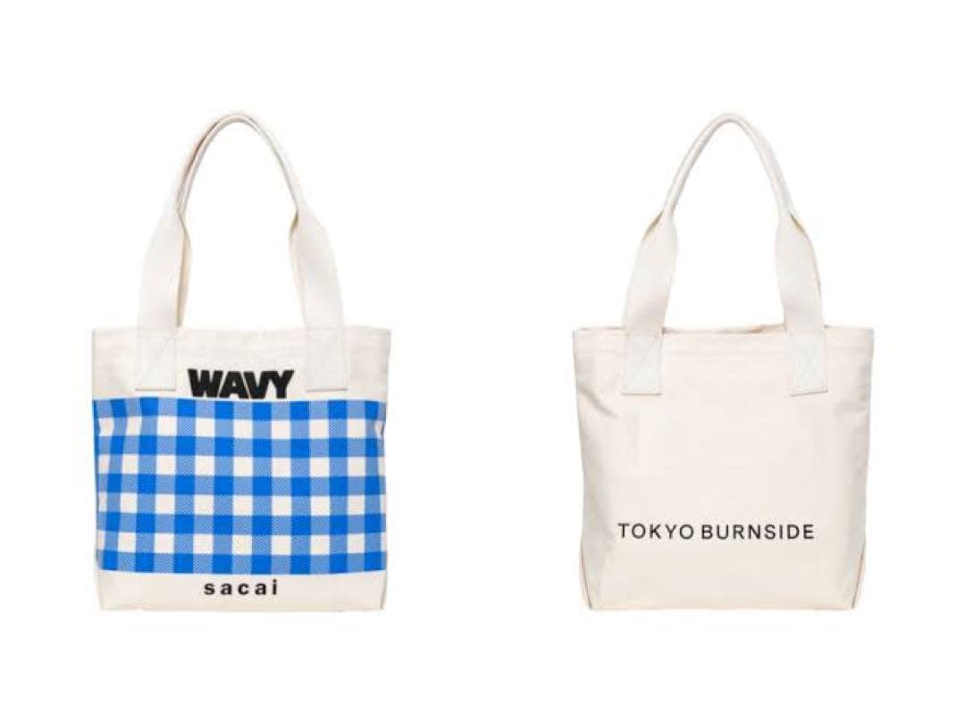 【sacai × WAVY】トートバッグ