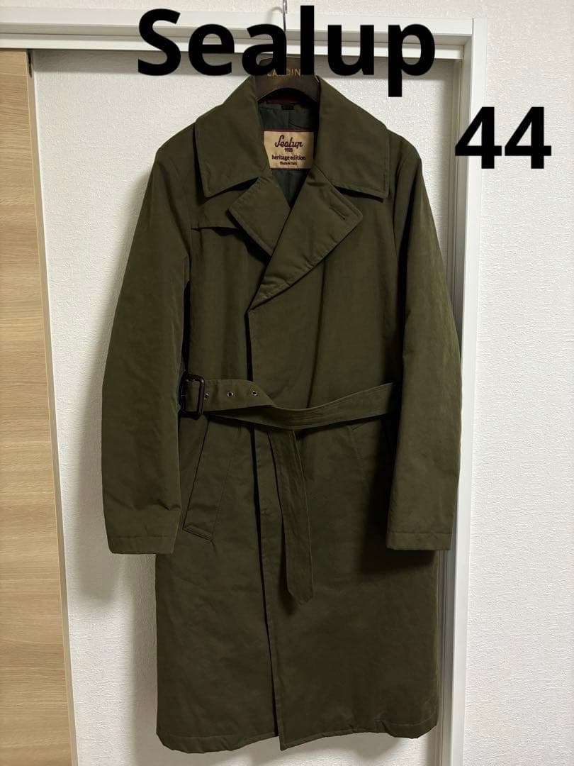 Sealup シーラップ 中綿入りタイロッケンコート ラップコート 44