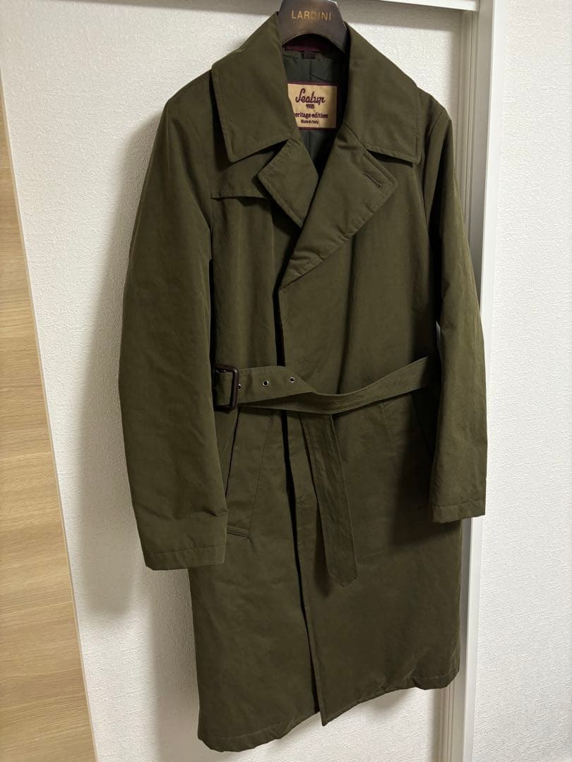 Sealup シーラップ 中綿入りタイロッケンコート ラップコート 44