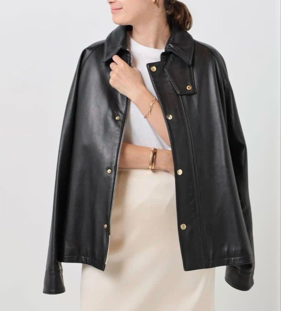 ドゥーズィエムクラス　CINQUANTA レザーブルゾン　タグあり