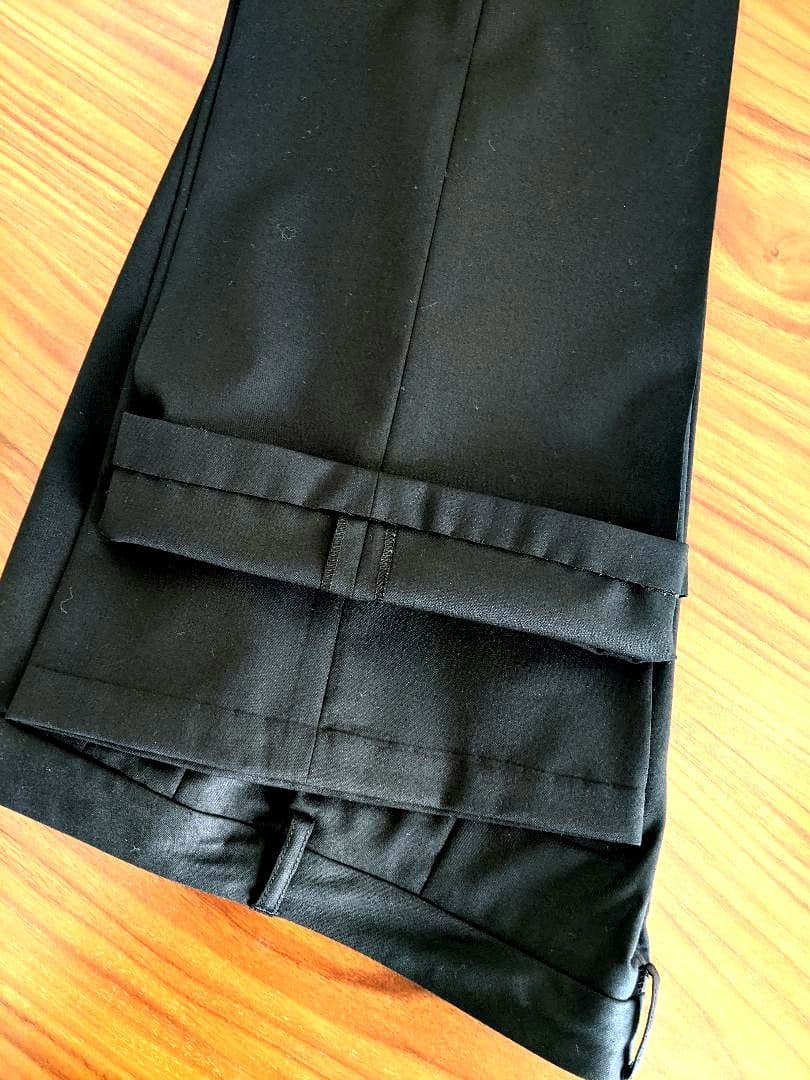 【美品】グリーンレーベルリラクシング　ブラックフォーマル パンツ　スーツ 40