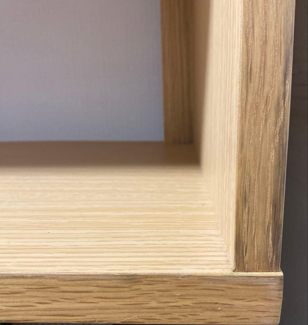 木製　オープンシェルフ　ラック　アシンメトリー　大型家具