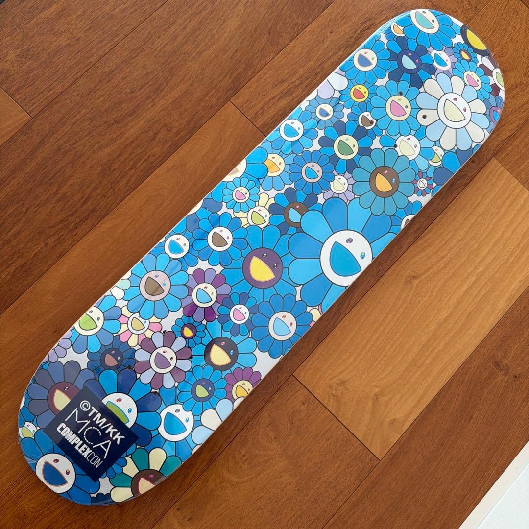 村上隆　Multi Flower 8.0 Skate Deck/Blue