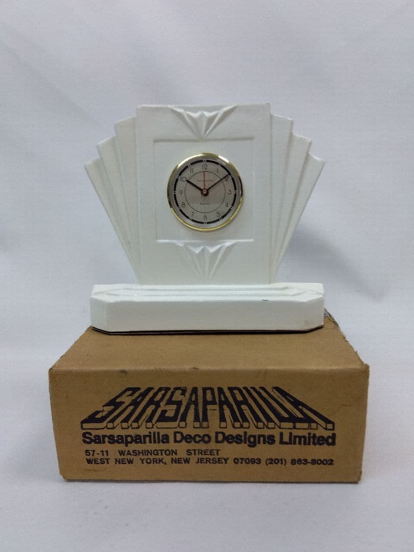 Sarsaparilla Deco Designs デスククロック　アールデコ