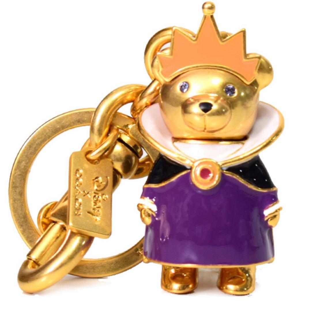 【新品未使用】ヴィランズ　ディズニー　キーホルダー　女王魔女　coach