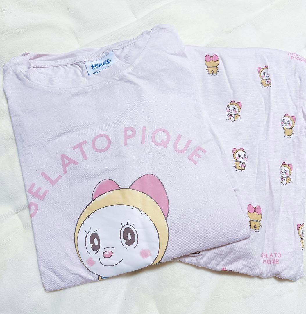 【新品】ジェラートピケ ドラえもん ドラミTシャツ＆ロングパンツ セットアップ