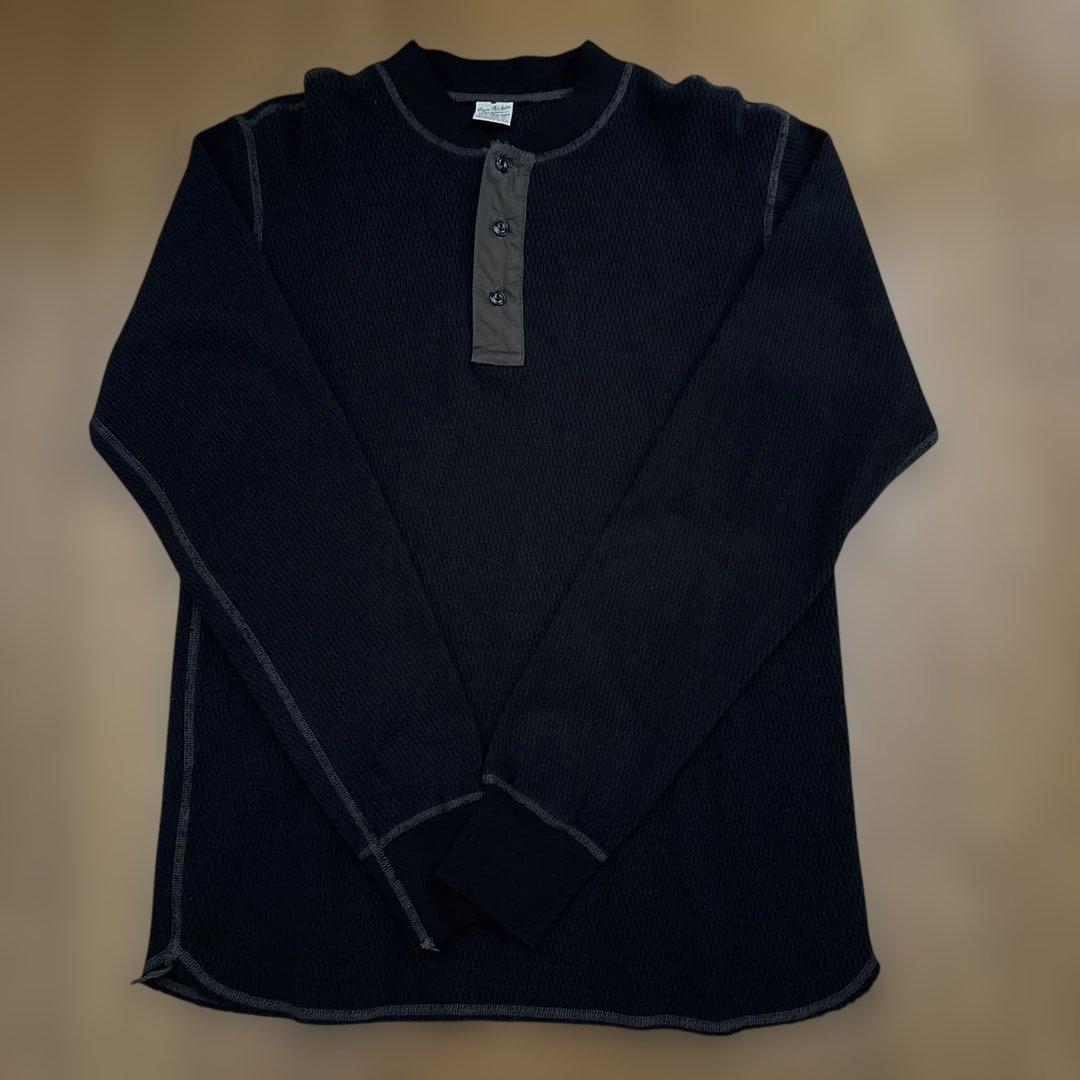 【美品】Buzz Rickson’s バズリクソンズ サーマル ヘンリーネック