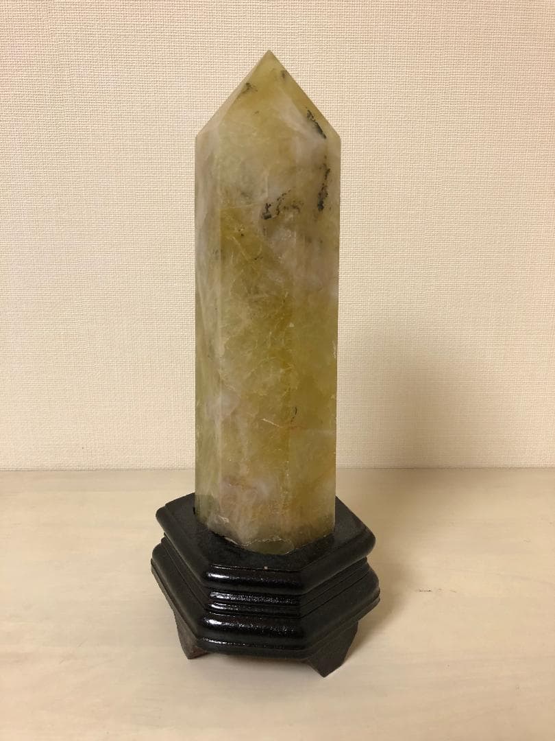 シトリン水晶 六角柱【約1kg】