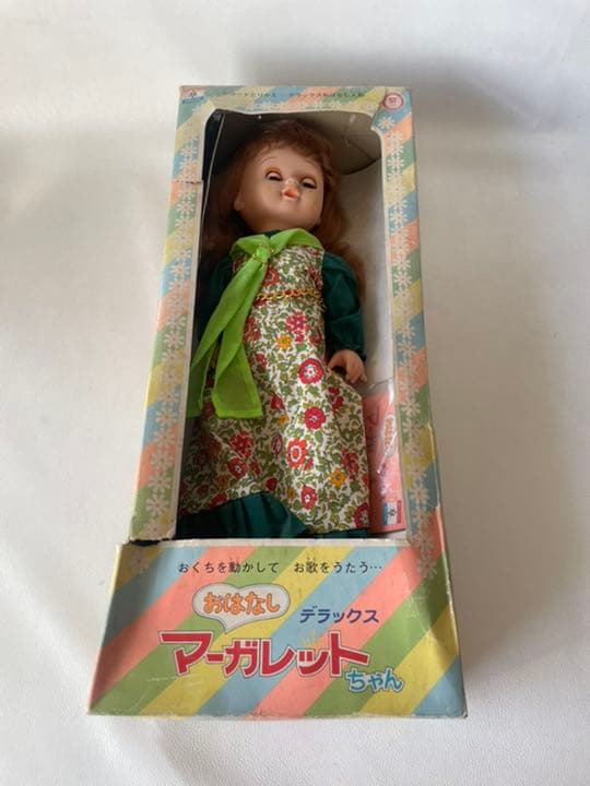 中嶋製作所 おはなし マーガレットちゃん  元箱付き スリープアイ 話ジャンク