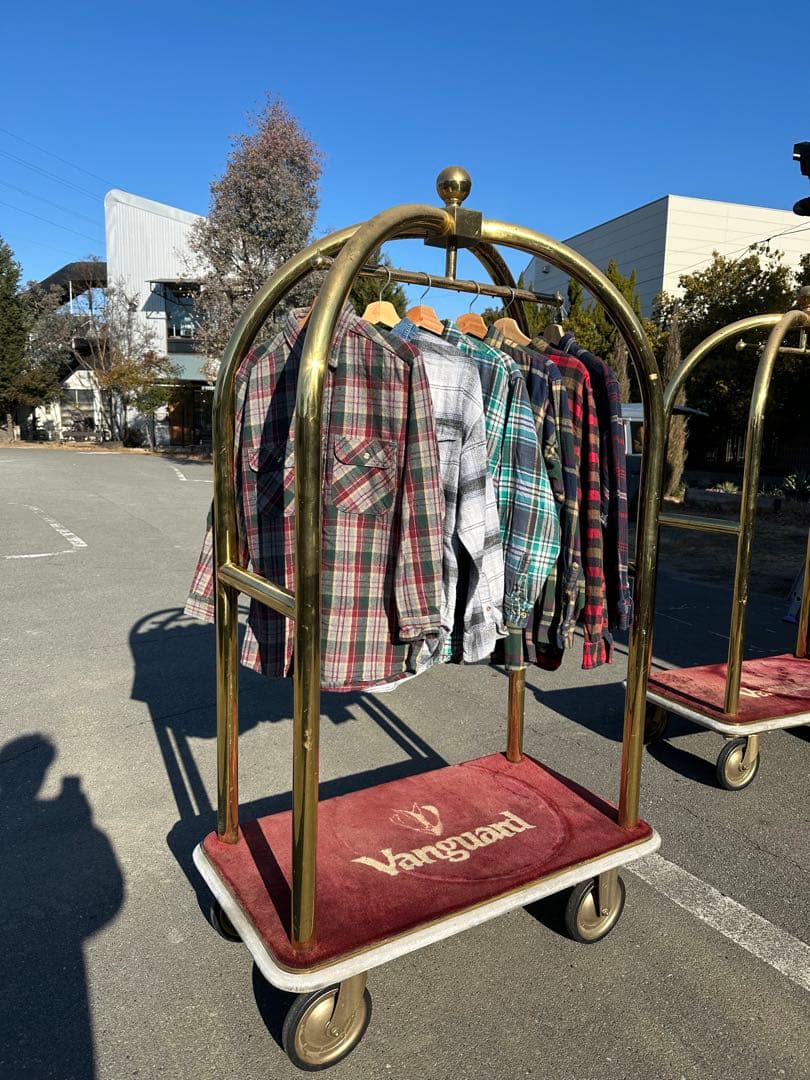 バゲージラック ベルラック ホテル アパレル什器 アンティーク