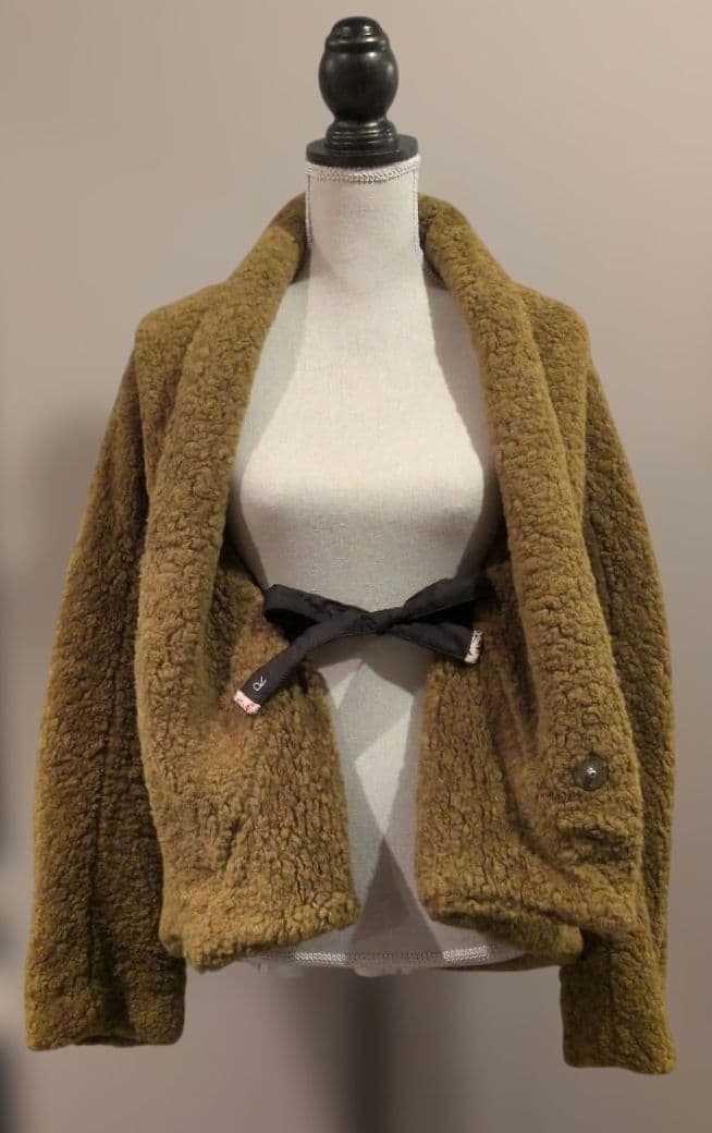 【45rpm/45R】5111026 ボア×ナイロンのボレロフリースジャケット