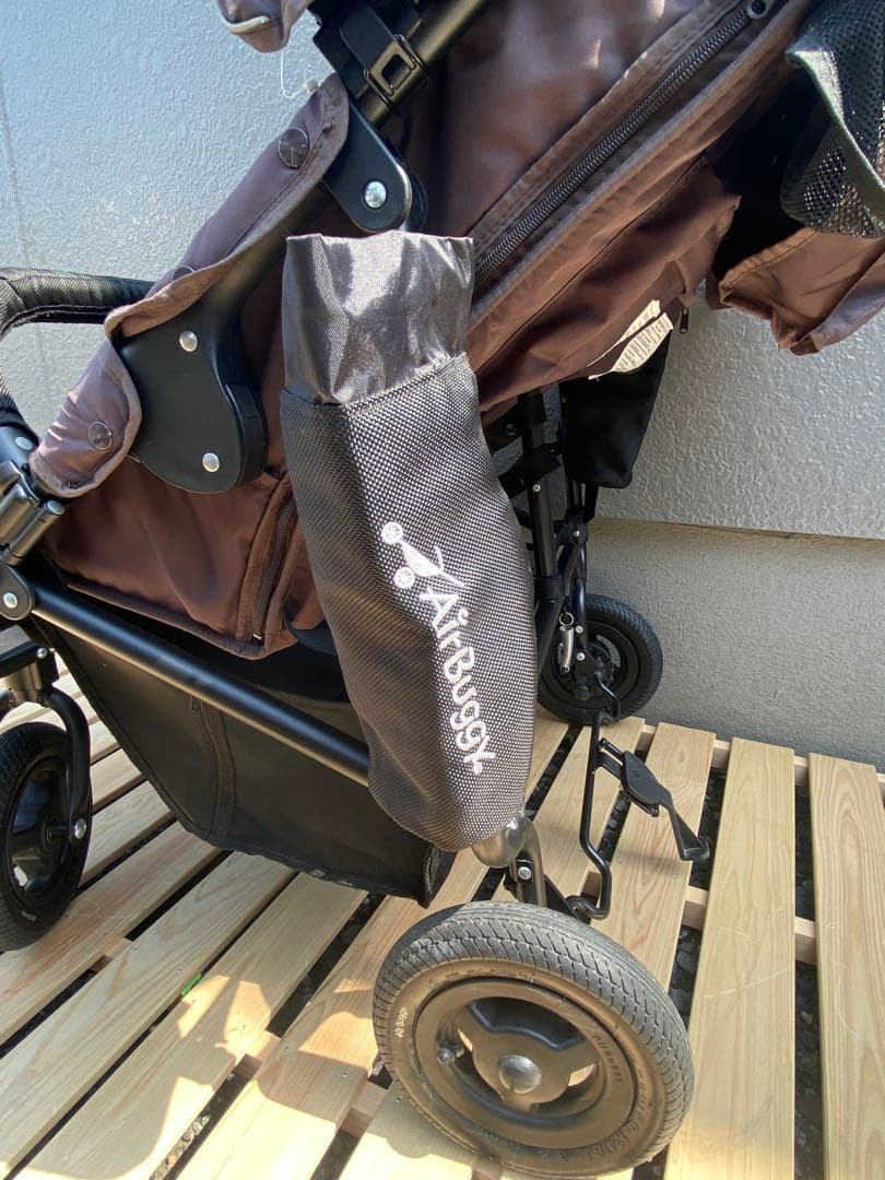 美品★エアバギー ココダブル 双子用ベビーカー　バギーボード　セット付き