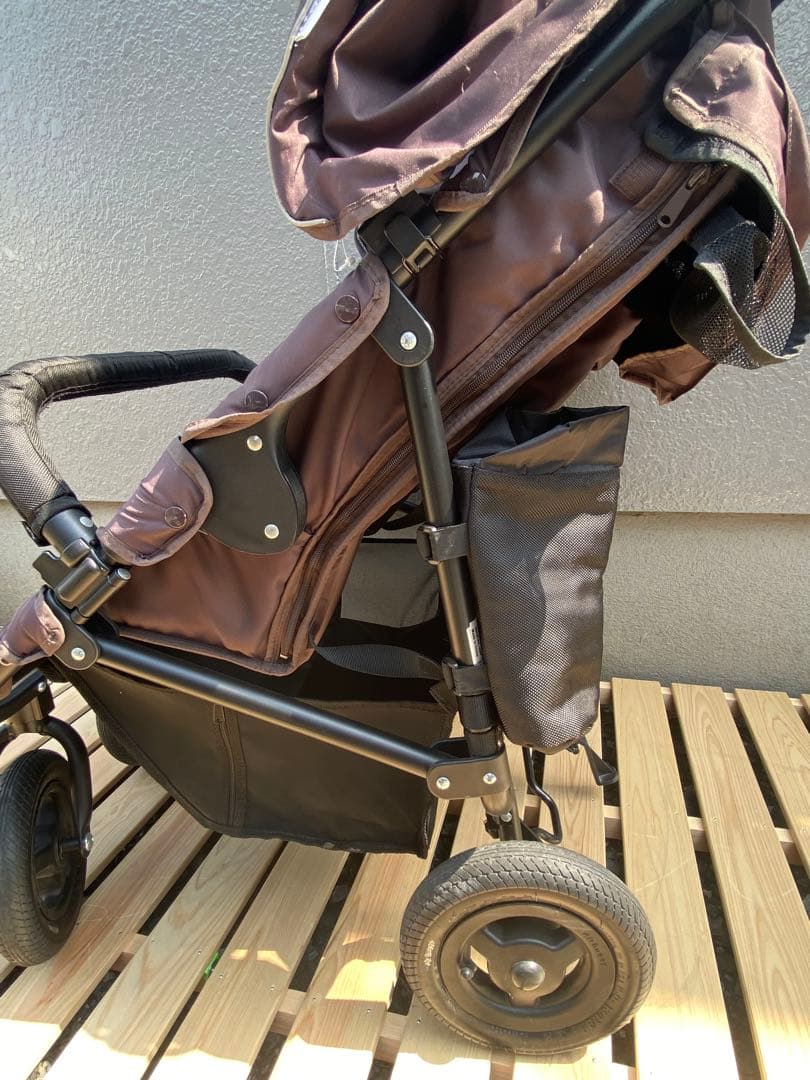 美品★エアバギー ココダブル 双子用ベビーカー　バギーボード　セット付き