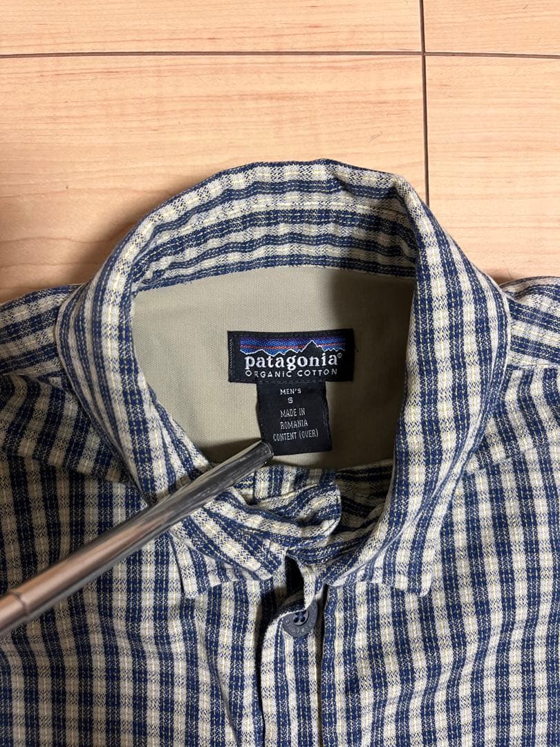 00s Patagonia オーガニックコットンシャツ　ルーマニア製