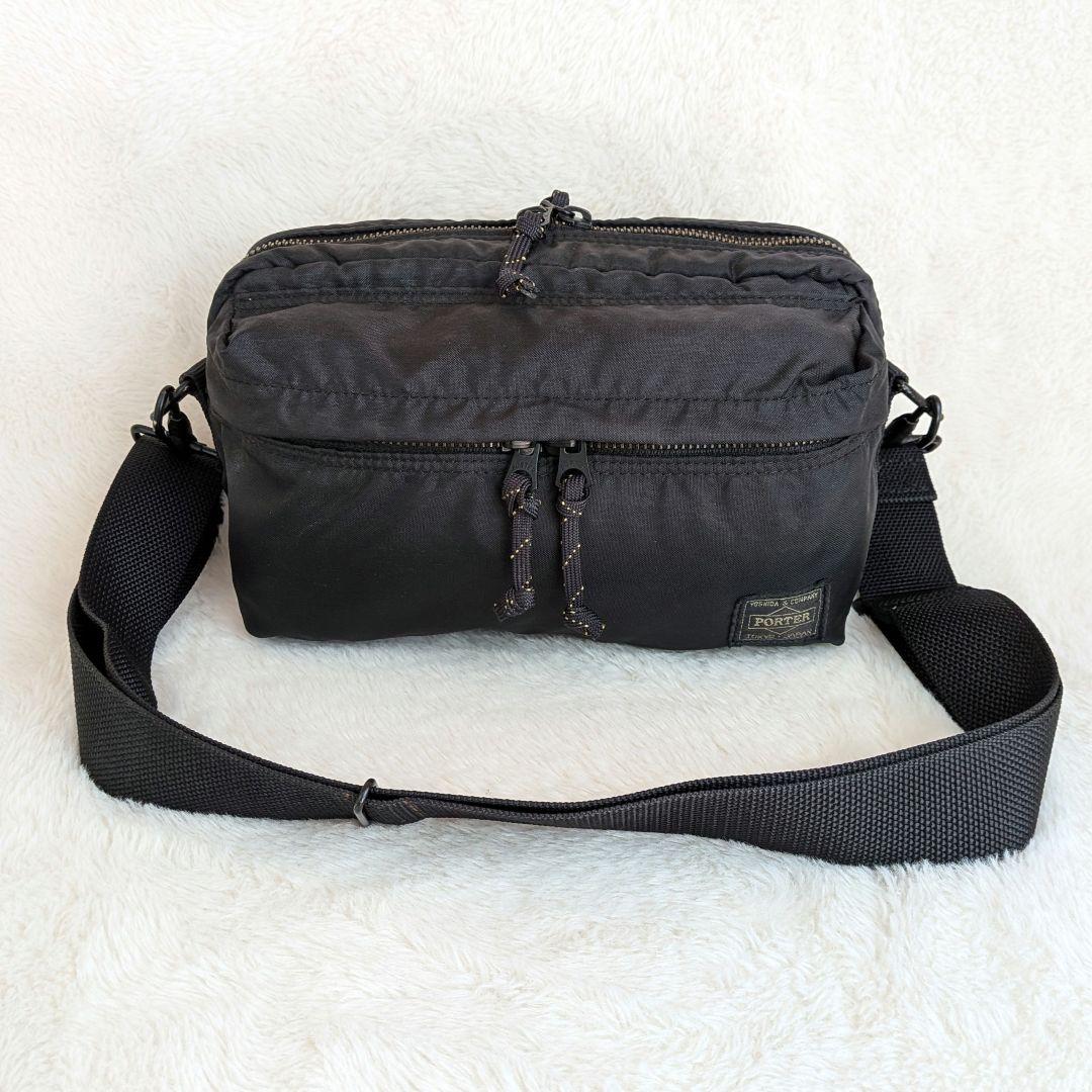 美品✨️ ポーター フォース ボディバッグ ショルダーバッグ 2way ブラック