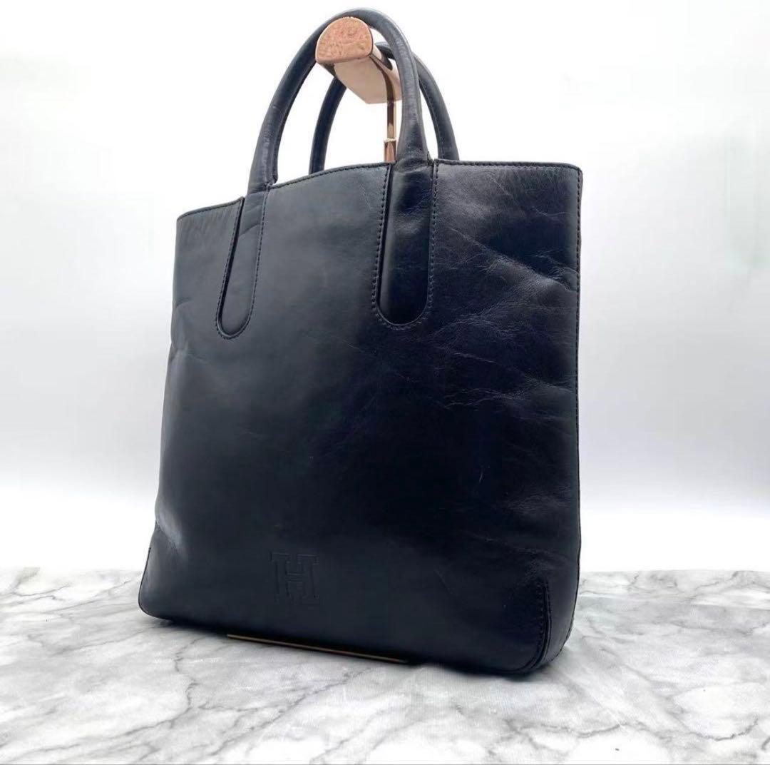 【美品】HIROFU ヒロフ　トート　卒入学　ビジネス　冠婚葬祭　イタリア製