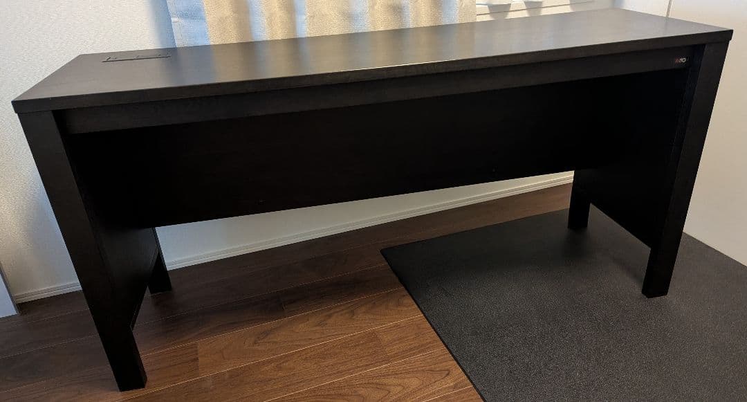 【シンプルデスク】Itoki 黒机（幅150cm・奥行45cm・高さ73cm）